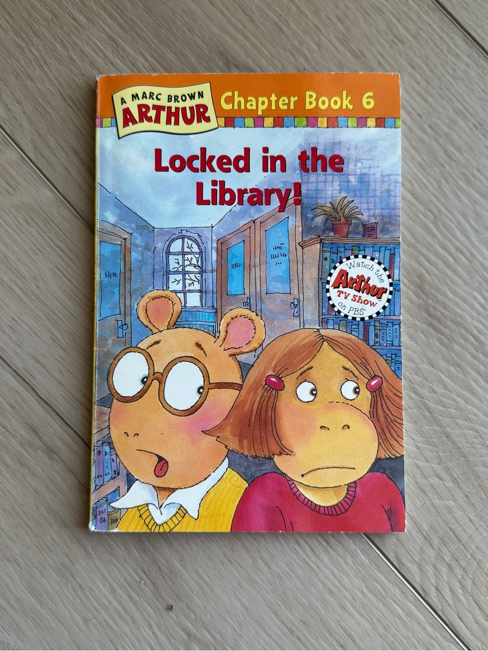 Locked in the Library! #6 Arthur Chapter Book (Marc Brown, 1998) Paperback